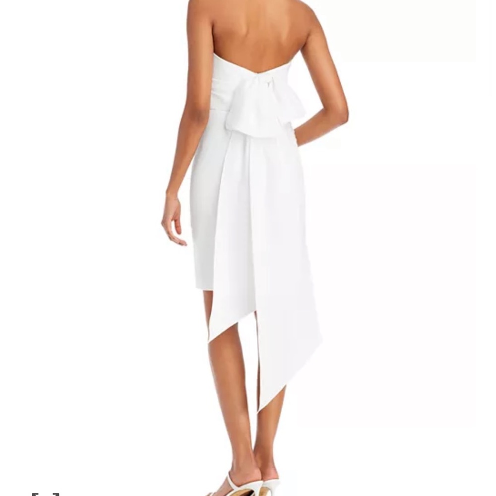 Strapless Bow Back Dress designer - Amsale